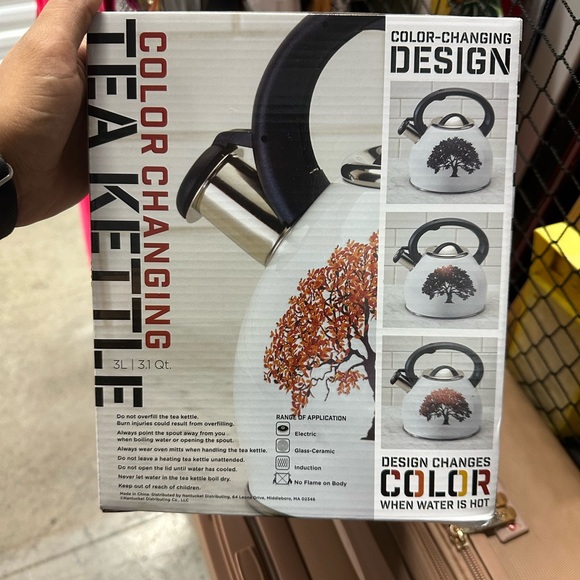 Fall Color Changing Tea Kettle - Picture 2 of 2